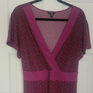 Massimo Plus Size Faux Wrap Dress Size 24/26